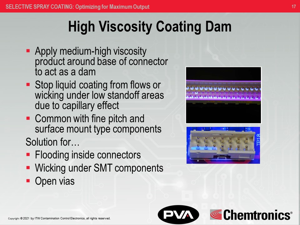 inar Optimizing Selective Spray Conformal Coating for Maximum